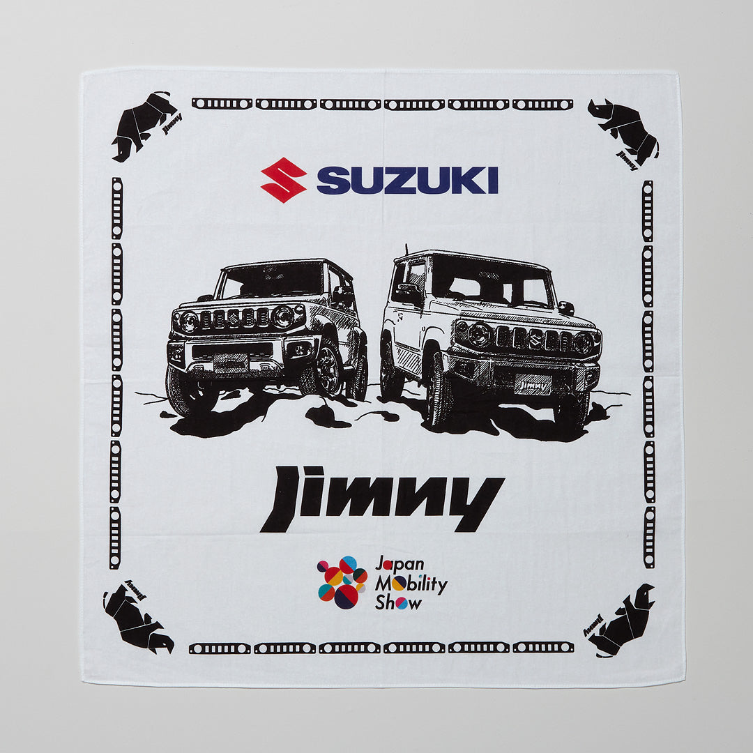 ジャパンモビリティショー2023オリジナル バンダナハンカチ ジムニー