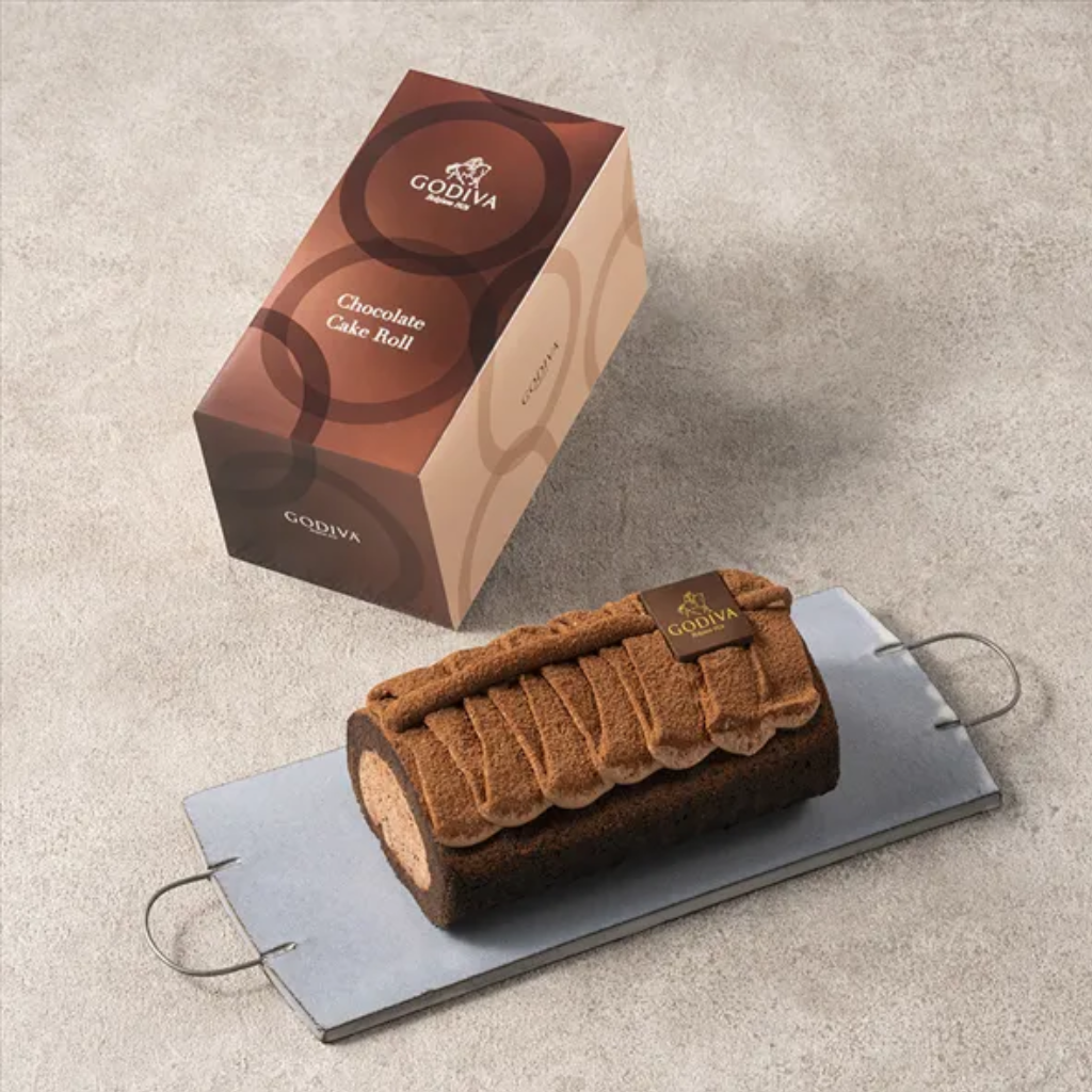 バレンタイン2025 ゴディバ チョコレートロールケーキ(冷凍)