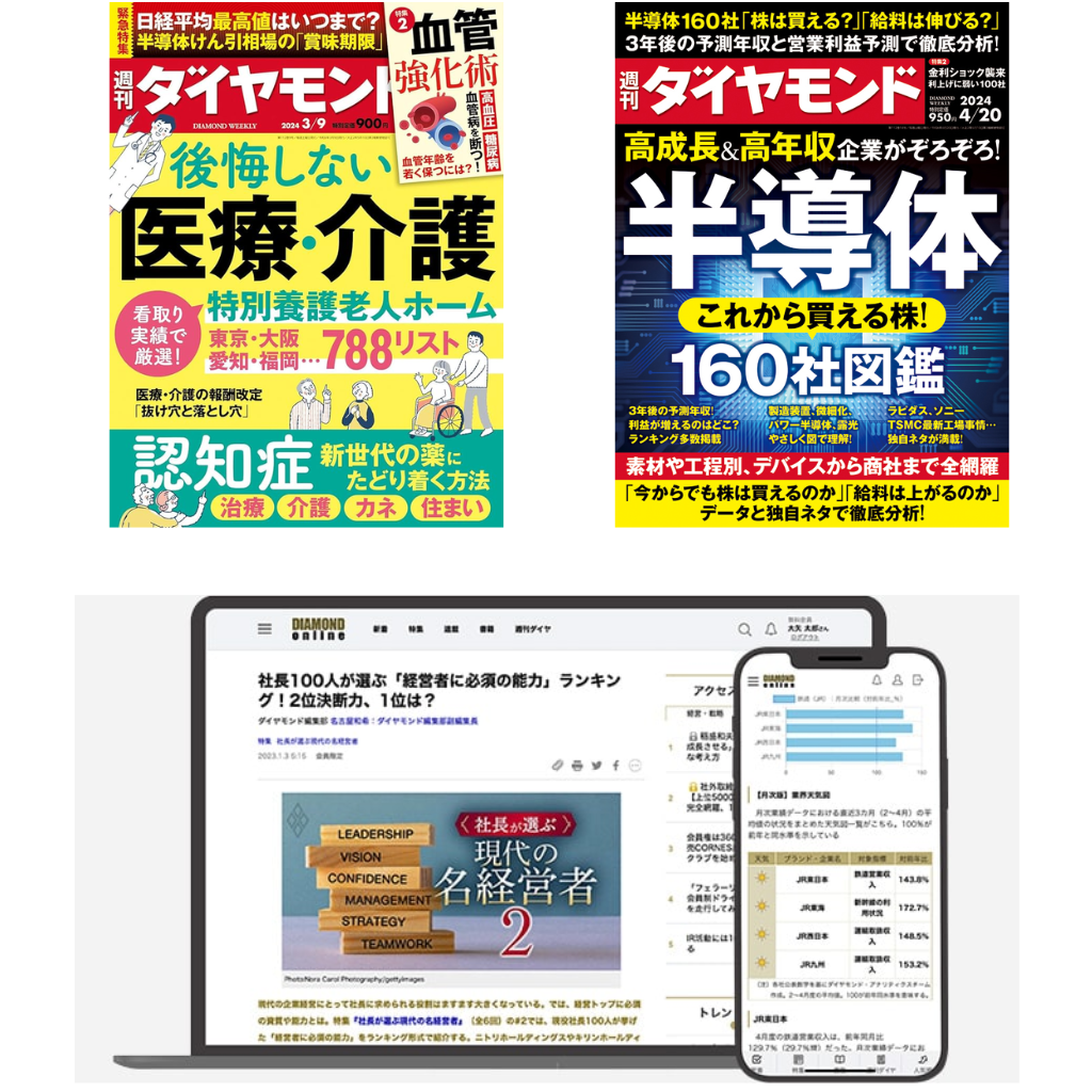 週刊ダイヤモンド(雑誌)+ ダイヤモンド・プレミアムセット1年