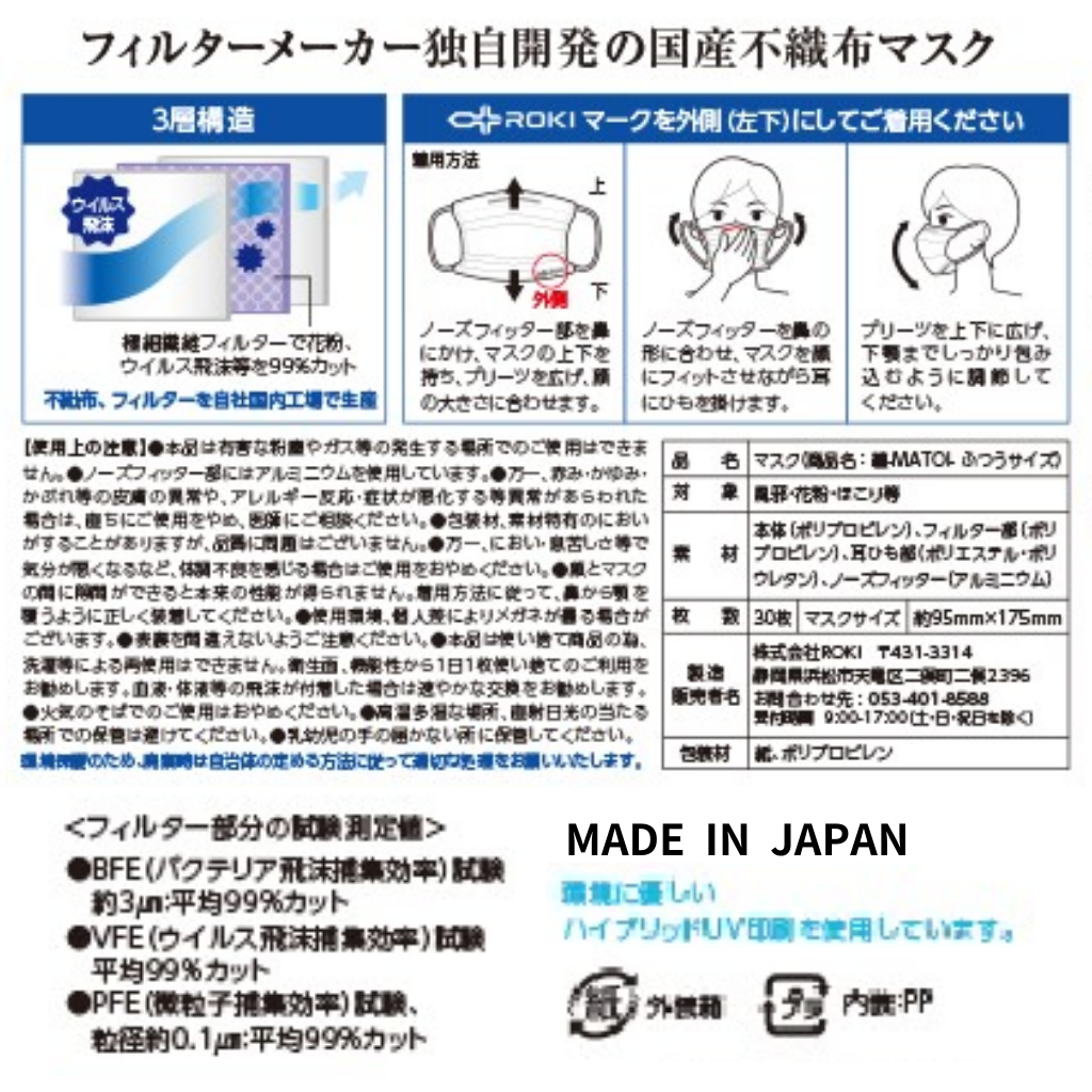 株式会社ROKI 纏マスク