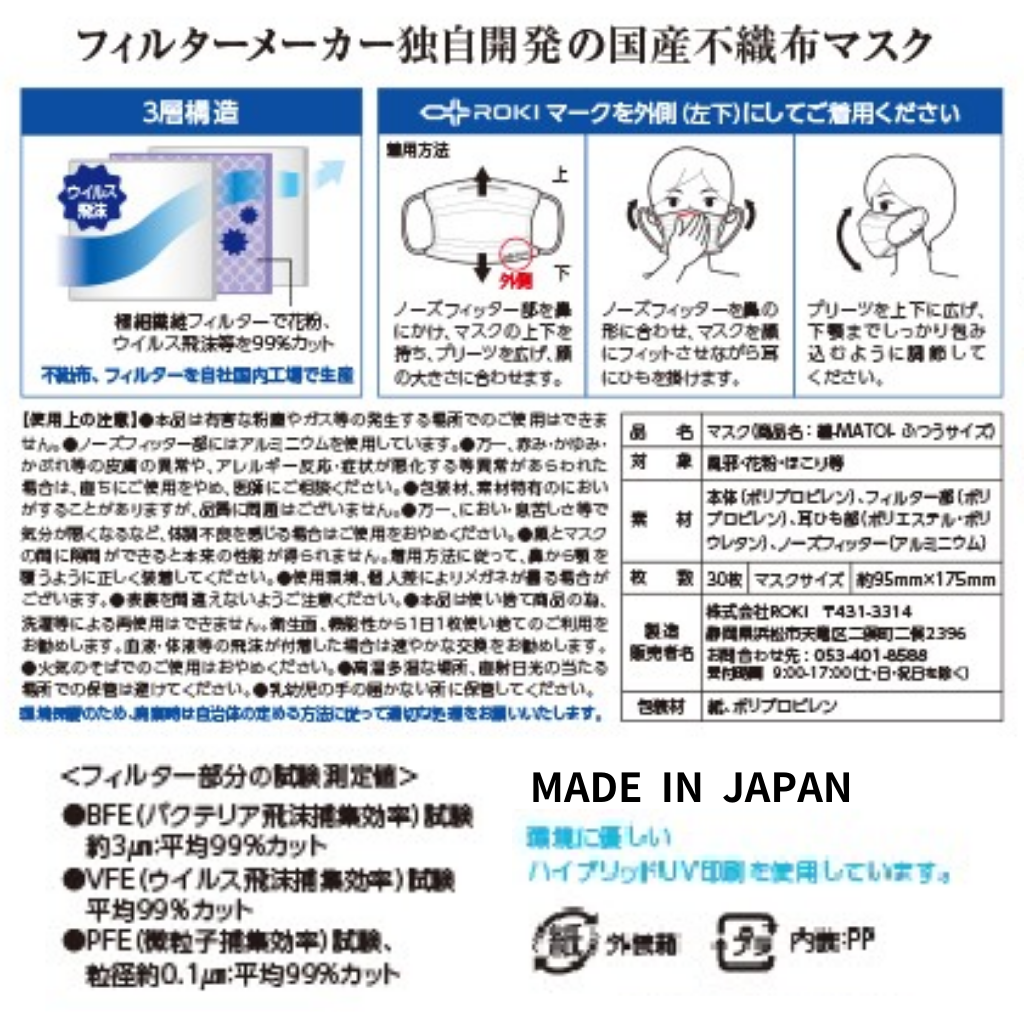 株式会社ROKI　纏マスク