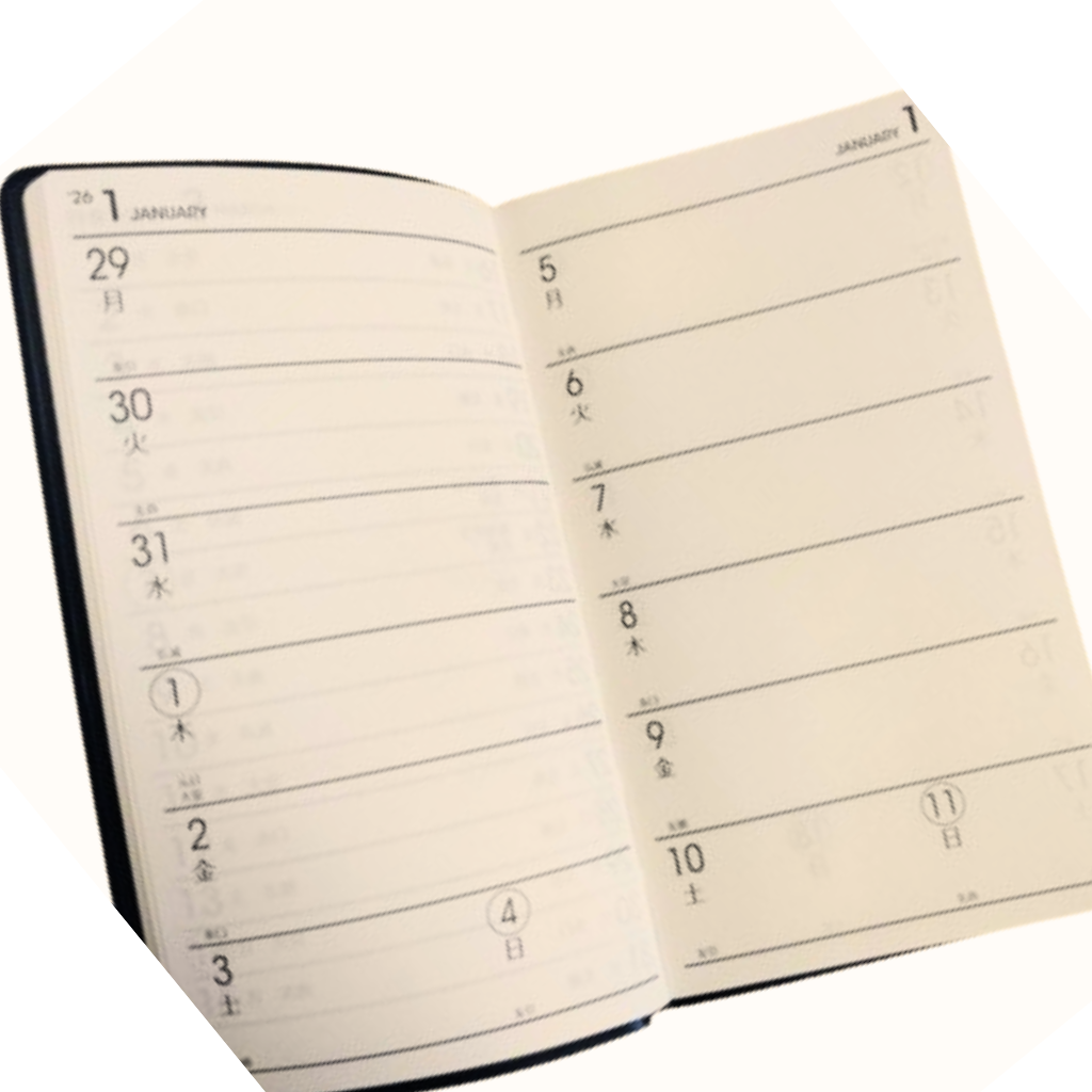 2026　スズキ手帳